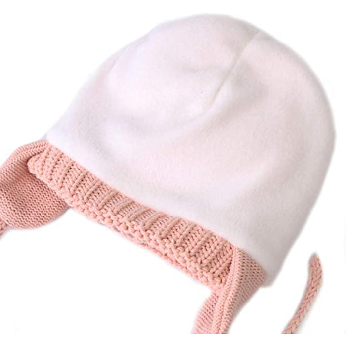 Toddlers Smooth Cozy Knit Winter Beanie With Fleece Lining
