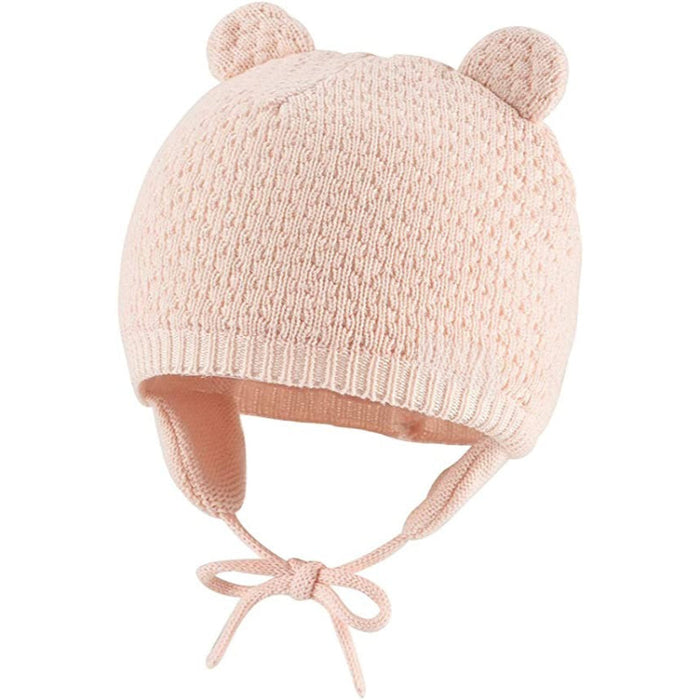 Toddlers' Soft Cozy Knitted Winter Beanie With Fleece Lining