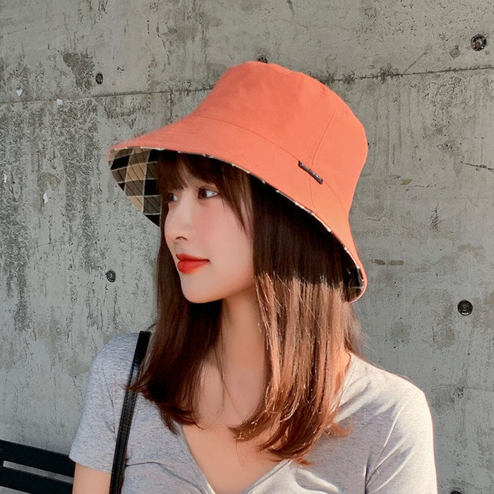 Reversible Soft Cotton Solid Colored Summertime Bucket Hat