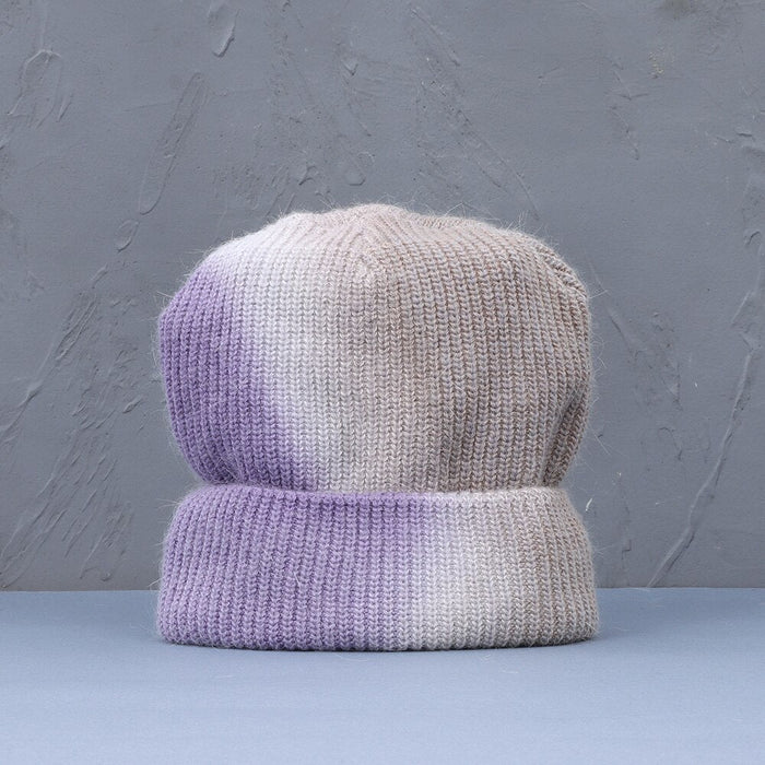 Thick & Soft Wool Knitted Tie Dye Winter Beanie