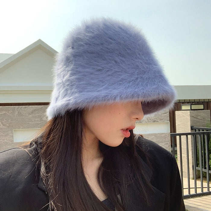 Solid Color Retrograde Bucket Hat