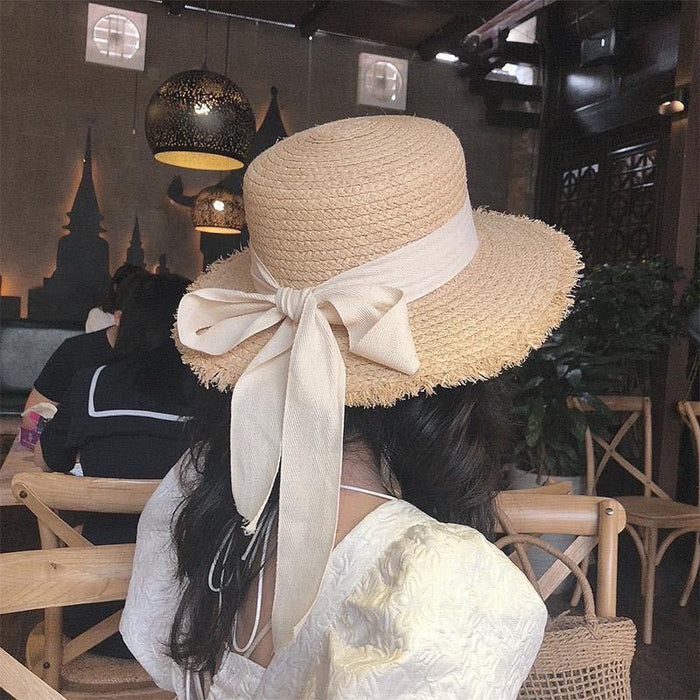 Flat Straw Hat