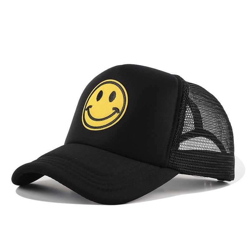 Adjustable Smiley Baseball Hat