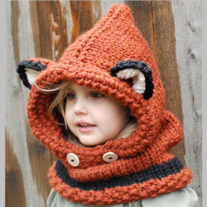 Handcrafted Knit Character Hat for Children