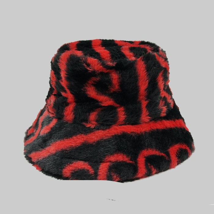 Fashionable Plush Bucket Hats