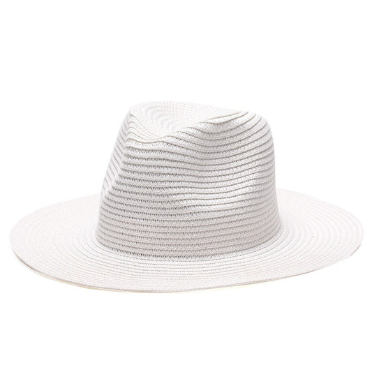 Classic Formal Straw Styled Fedora