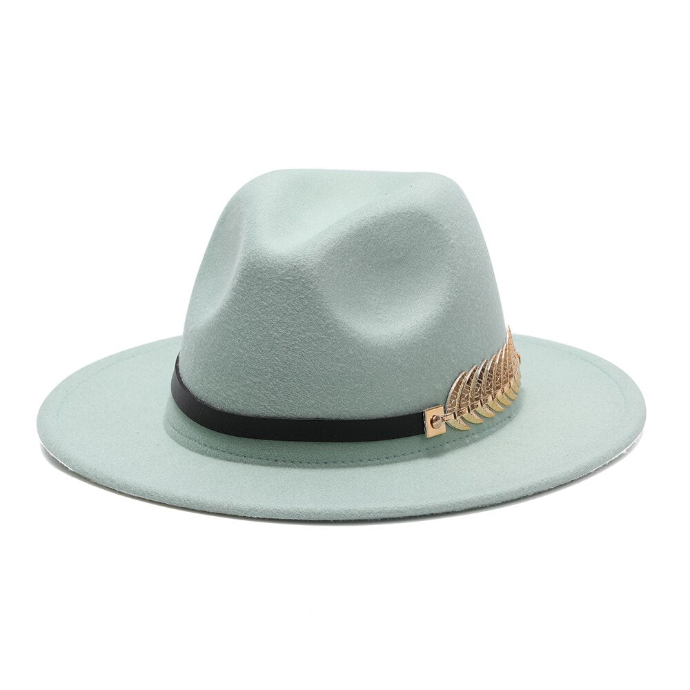 Feathered Vintage Style Fashionable Fedora