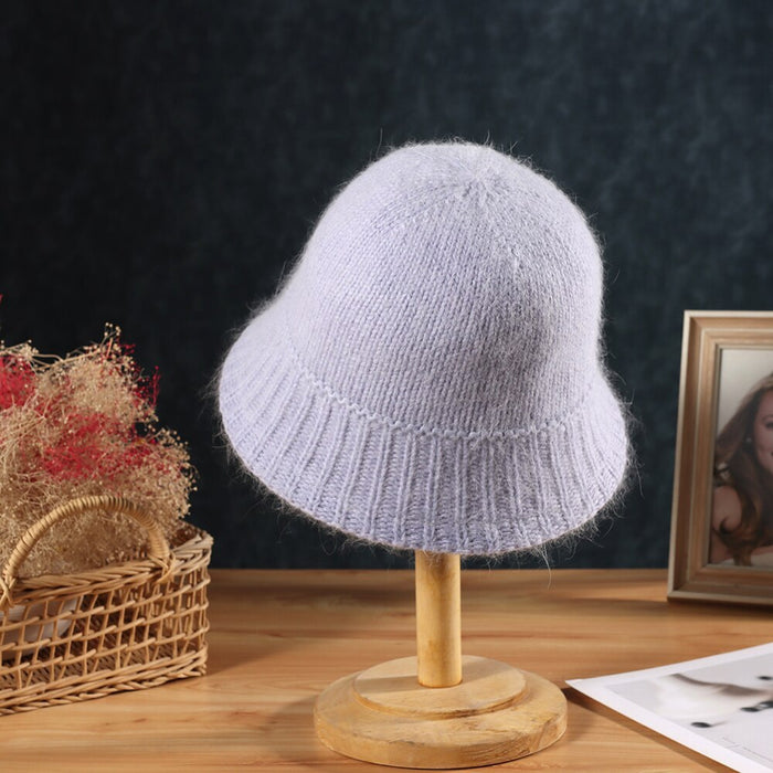 Rabbit Fur Autumn Hip Hop Hat