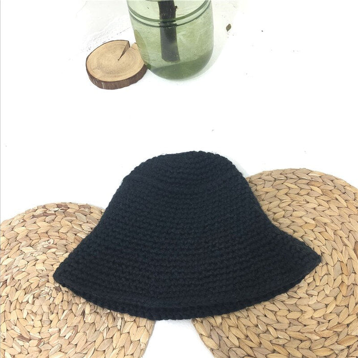Knitting Harajuku Fishing Bucket Hat