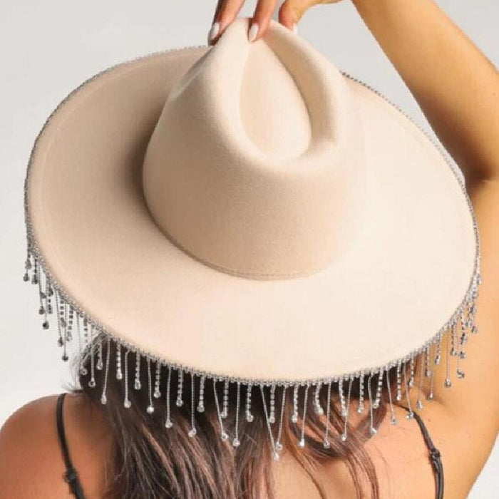 Women's Halloween Rhinestone Cowboy Hat
