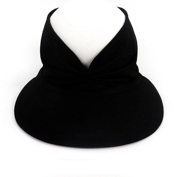 Women Solid Visor Sun Visor Hat