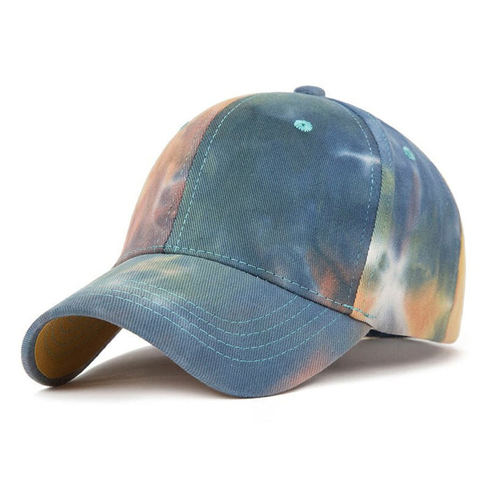 Colorful Tie Dye Snapback Baseball Cap