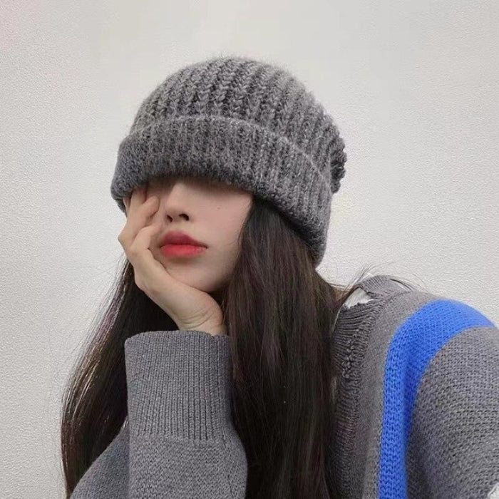 Thick Soft Cozy Cold Weather Beanie for Women