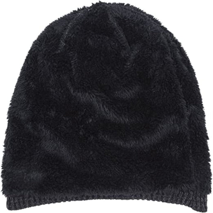 Winter Warm Beanie Hat For Men And Women With Knit Slouchy Thick Skull Cap