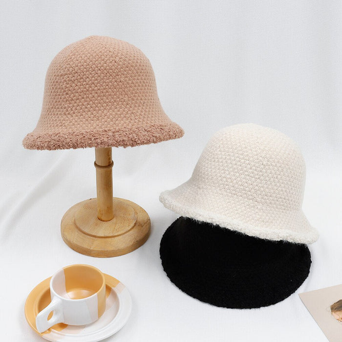 Fashionable Panama Styled Cotton Knitted Streetwear Bucket Hat