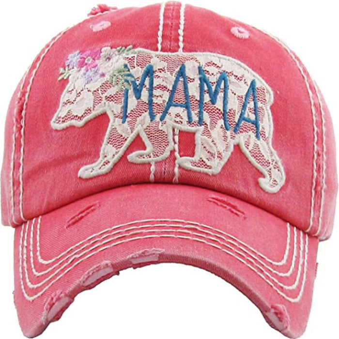 Vintage Distressed Unconstructed Embroidered Patch Hat