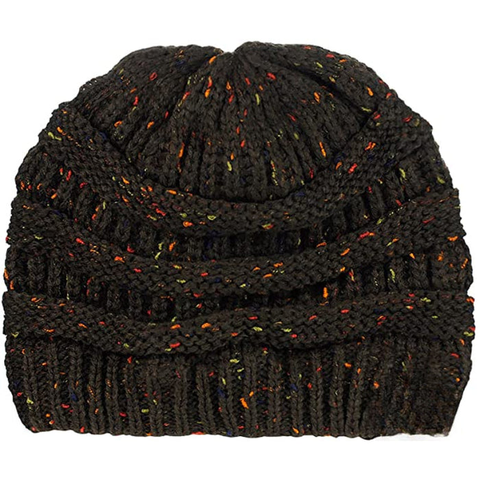 Soft Stretch Cable Knit Beanie