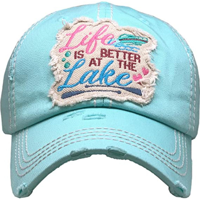 Vintage Baseball Cap Embroidered Hat For Women