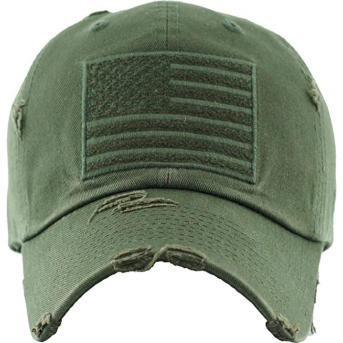 Baseball Cap Distressed Vintage Embroidered Patch Hat For Women