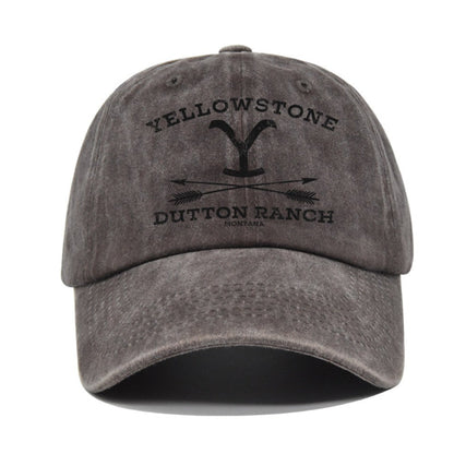 Snapback Baseball Cap In Yellowstone