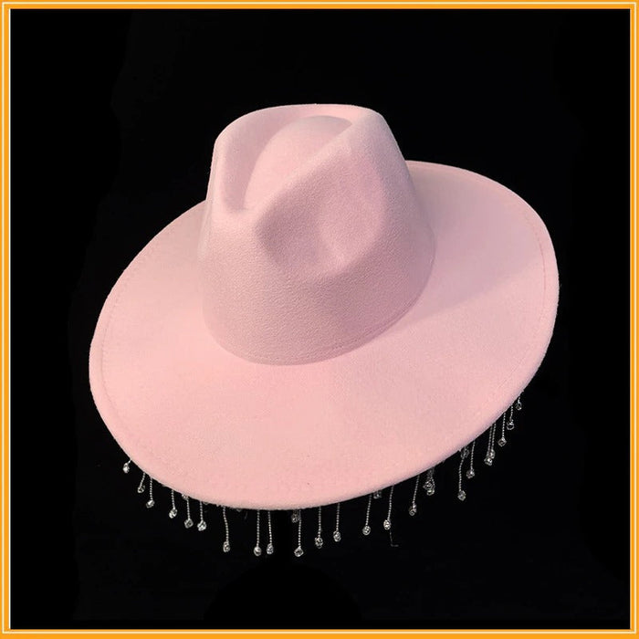 Women's Halloween Rhinestone Cowboy Hat