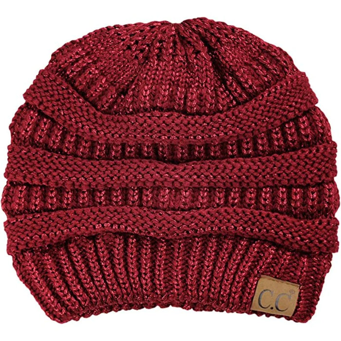 Warm Chunky Soft Stretch Cable Knit Stylish Beanie