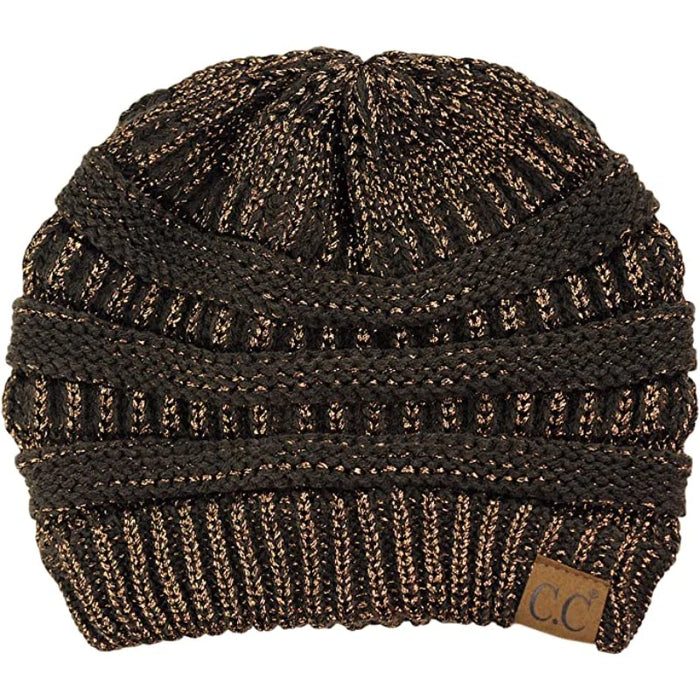 Warm Chunky Soft Stretch Cable Knit Stylish Beanie