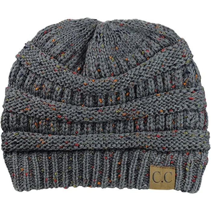 Stretchy Chunky Soft Cable Knit Beanie