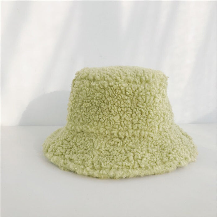Winterized Faux Lambs Wool Breathable Bucket Hat