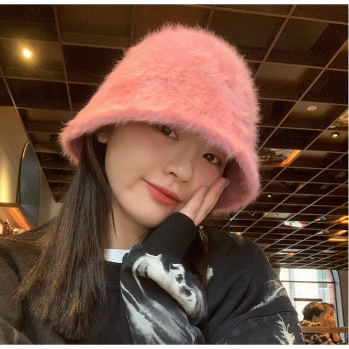 Solid Color Retrograde Bucket Hat