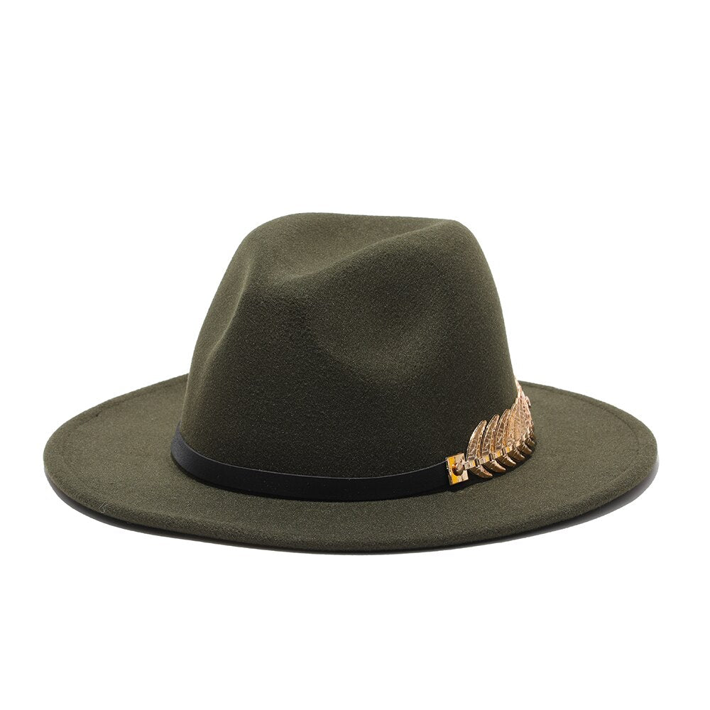 Feathered Vintage Style Fashionable Fedora