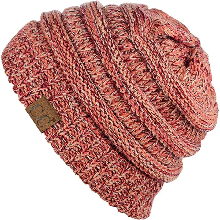 Warm Chunky Soft Stretch Cable Knit Stylish Beanie
