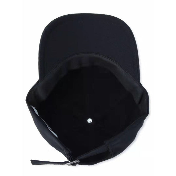 Adjustable Peaked Cap With Solid Color