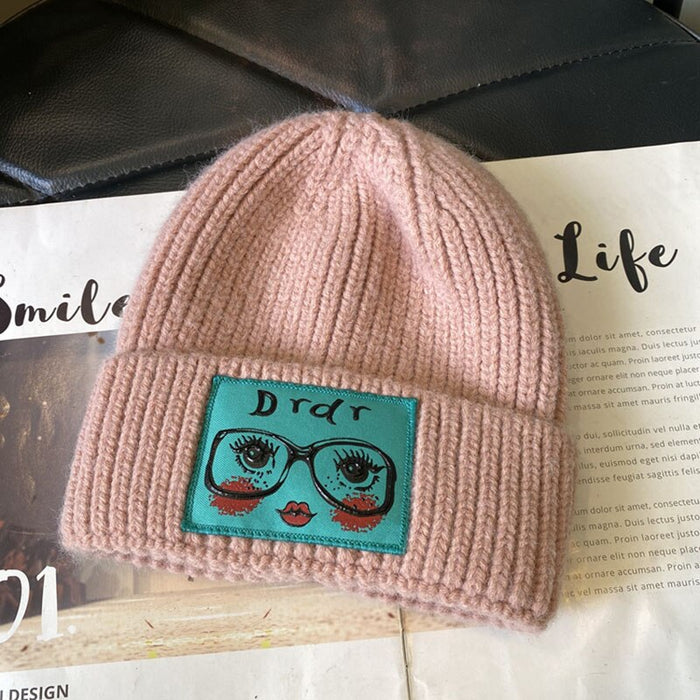 Cotton Blend Soft Knitted Winter Beanies