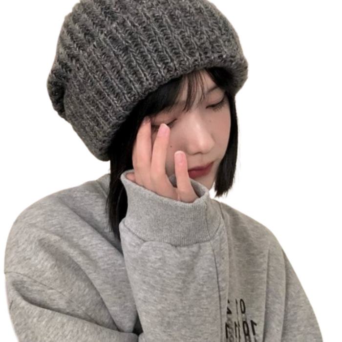 Thick Soft Cozy Cold Weather Beanie for Women