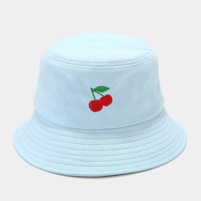 Cute Embroidery Fisherman Hat