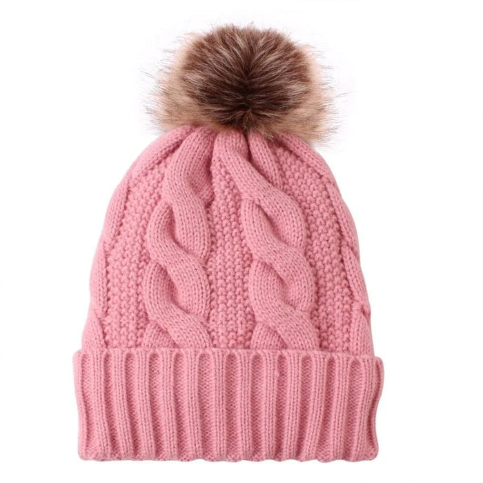 Stylish Warm Neck Warmer & Knitted Hat Scarf Caps Set For Winter