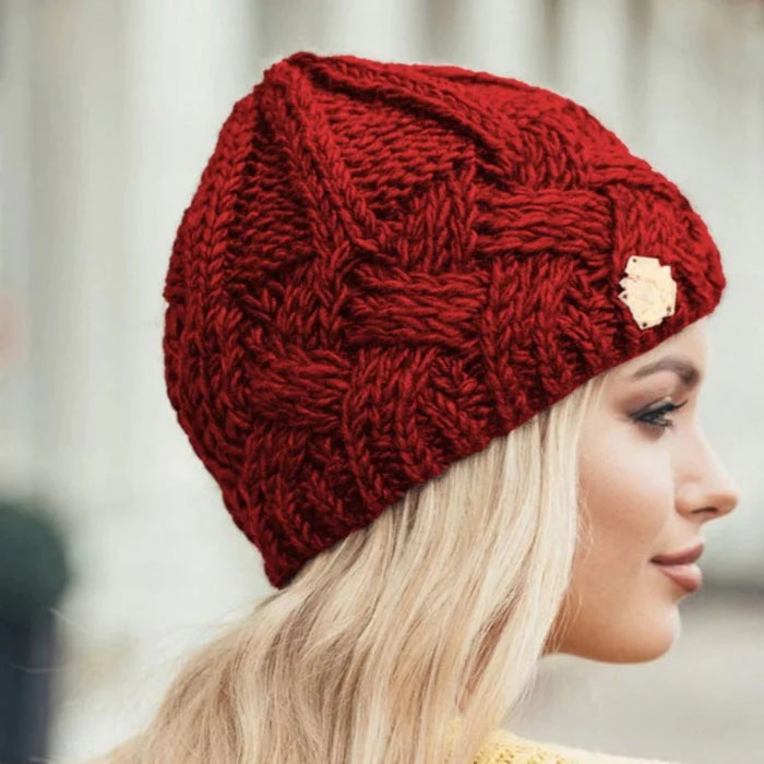 Stylish Warm Neck Warmer & Knitted Hat Scarf Caps Set For Winter