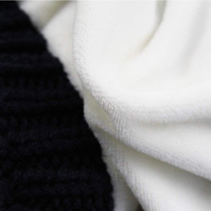 Toddlers Smooth Cozy Knit Winter Beanie With Fleece Lining
