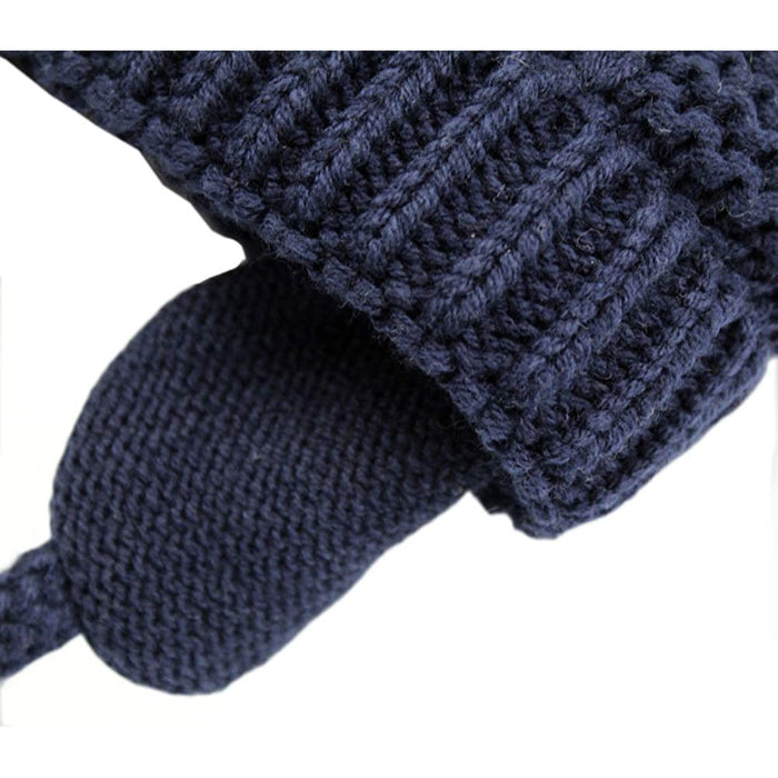Toddlers Smooth Cozy Knit Winter Beanie With Fleece Lining