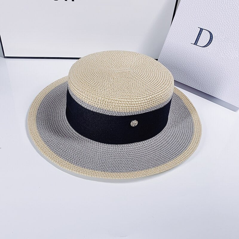 Natural Wheat Straw Hat