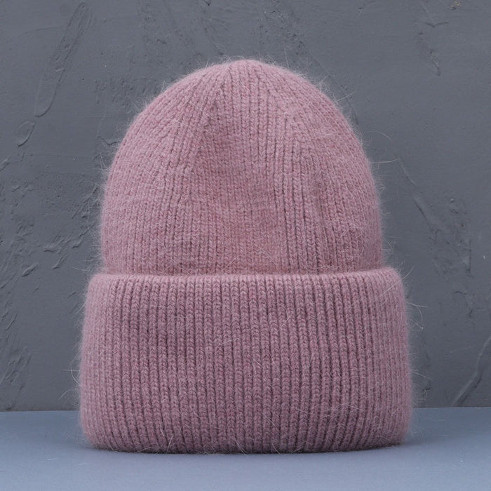 Fussy Fur Winter Solid Hats For Women