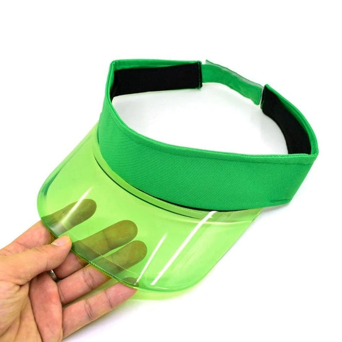 Women Transparent Plastic Visors Hat