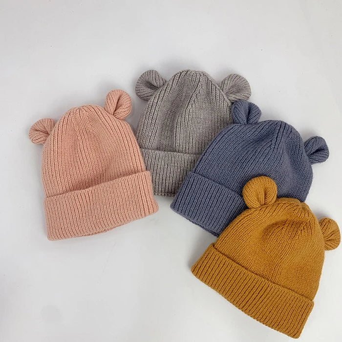 Winter Cozy Soft Warm Knitted Ear Cap