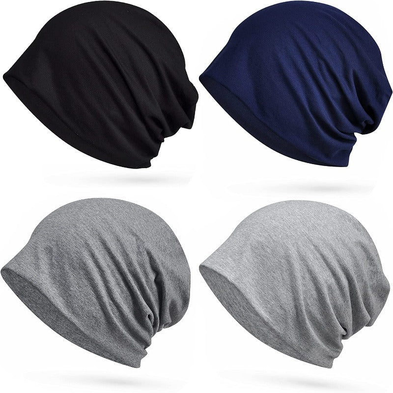 Cotton Slouchy Soft Lightweight Running Beanie