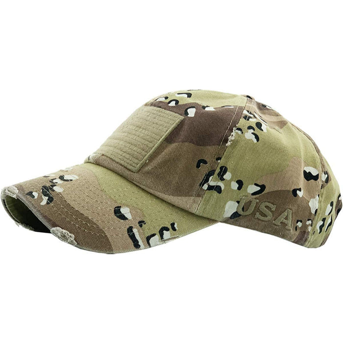 Baseball Cap Distressed Vintage Embroidered Patch Hat For Women