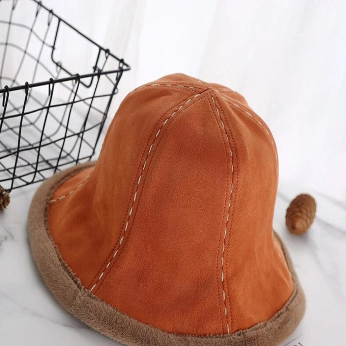 Big Head Round Plush Basin Hat