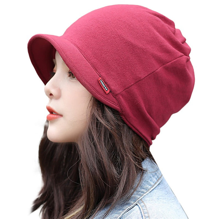 Windproof Knitted Head Cap For Women