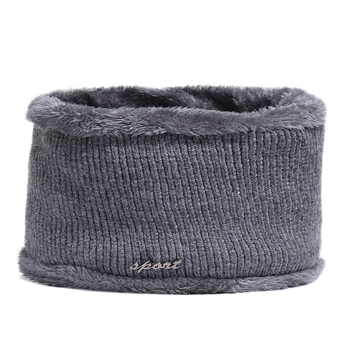 Winter Knitted Peaked Cap For Men