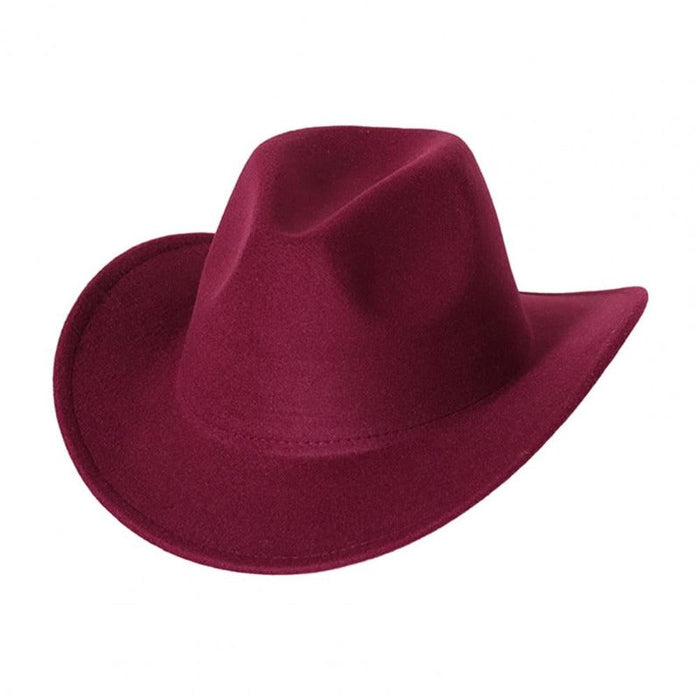 Breathable Plain Cowboy Hat For Women